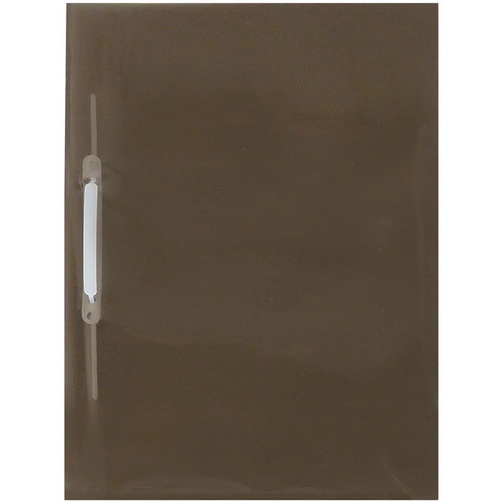 Pasta Grampo Trilho Plastica Oficio Fume Acp (Pct.c/10) - imagem 3