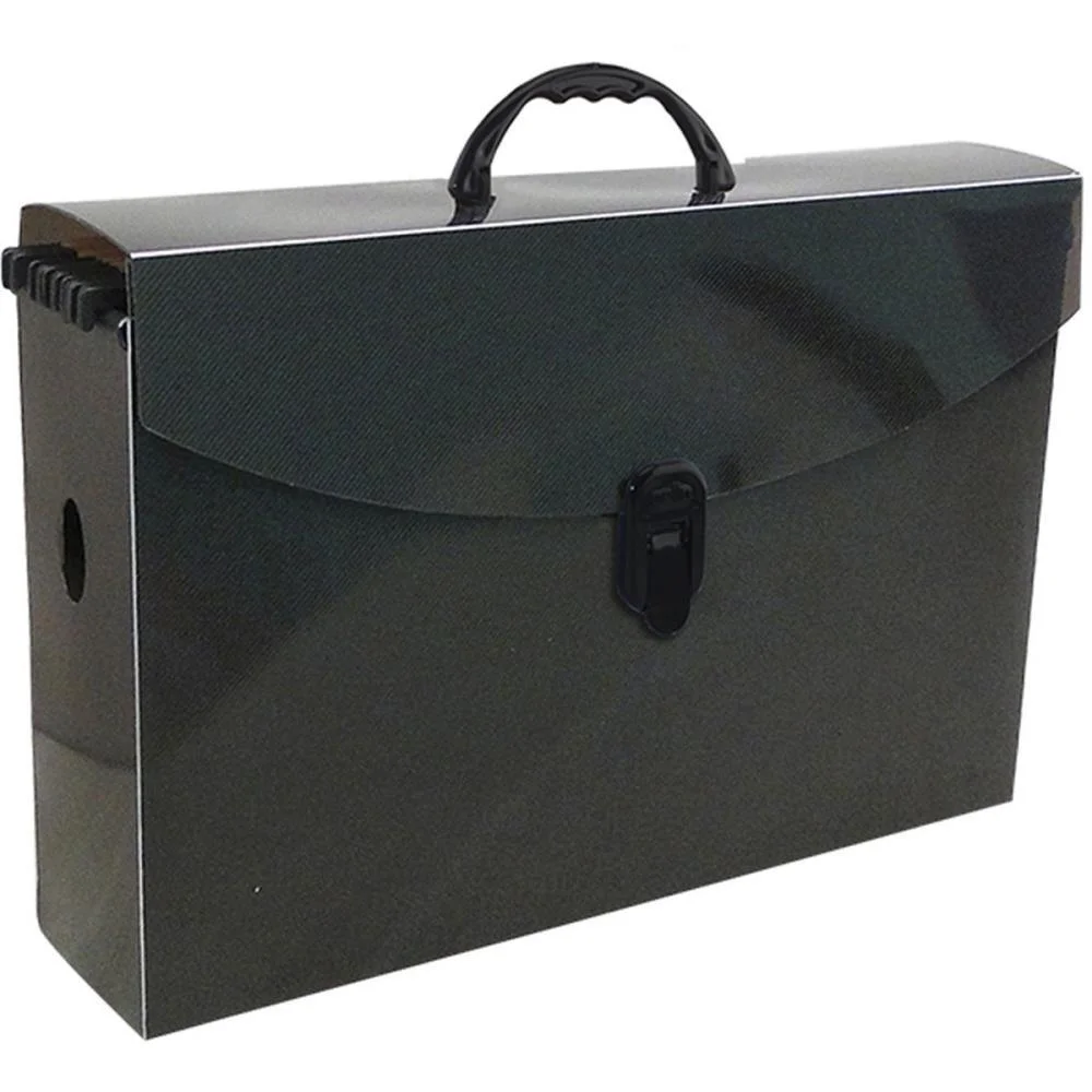 Maleta Plastica Com Alca Dellofine Fume Slim C/06 Susp Dello - imagem 3