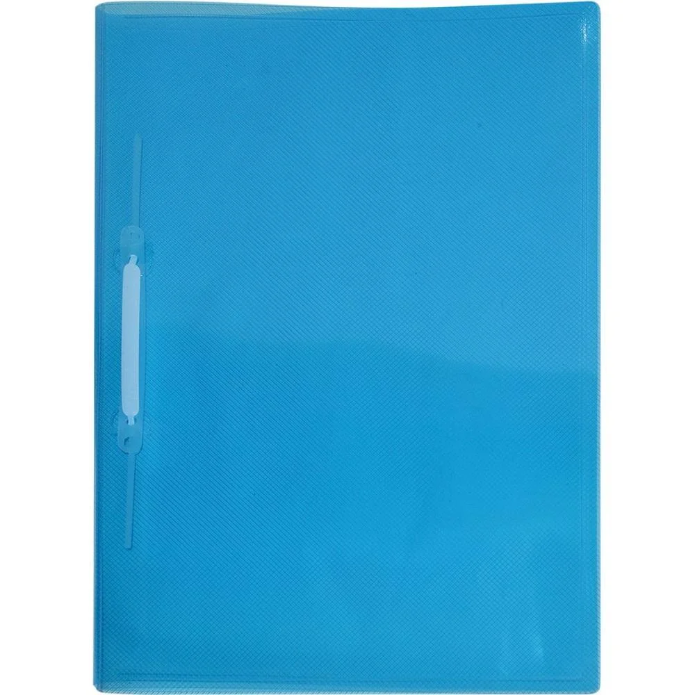 Pasta Grampo Trilho Plastica Oficio Azul Acp (Pct.c/10) - imagem 2