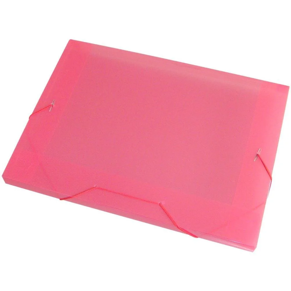 Pasta Aba Elastica Plastica Oficio 20Mm Vermelha Acp (Pct.c/10) - imagem 3