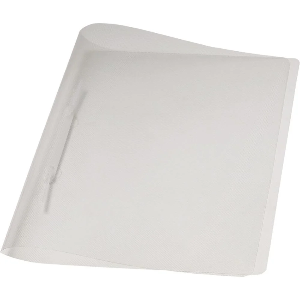 Pasta Grampo Trilho Plastica Oficio Cristal Delloplast Dello (Pct.c/10) - imagem 2