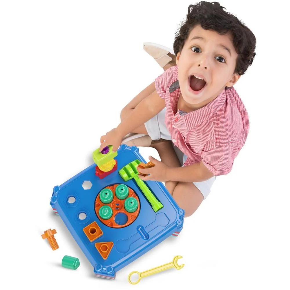 Brinquedo Para Montar Bancada Mecanico 36Pcs Bloco Dismat (Unidade) - imagem 4