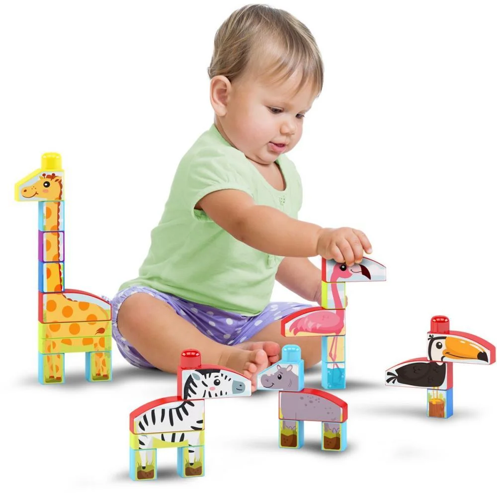 Brinquedo Para Montar Mais Blocos X 3Em1 40Pcs Dismat (Unidade) - imagem 4