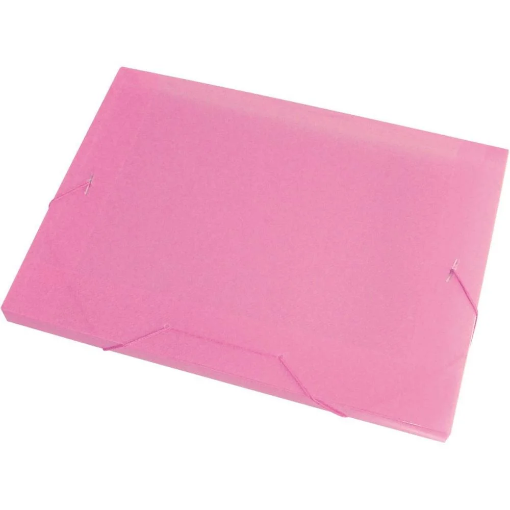 Pasta Aba Elastica Plastica Oficio 20Mm Rosa Acp (Pct.c/10) - imagem 3