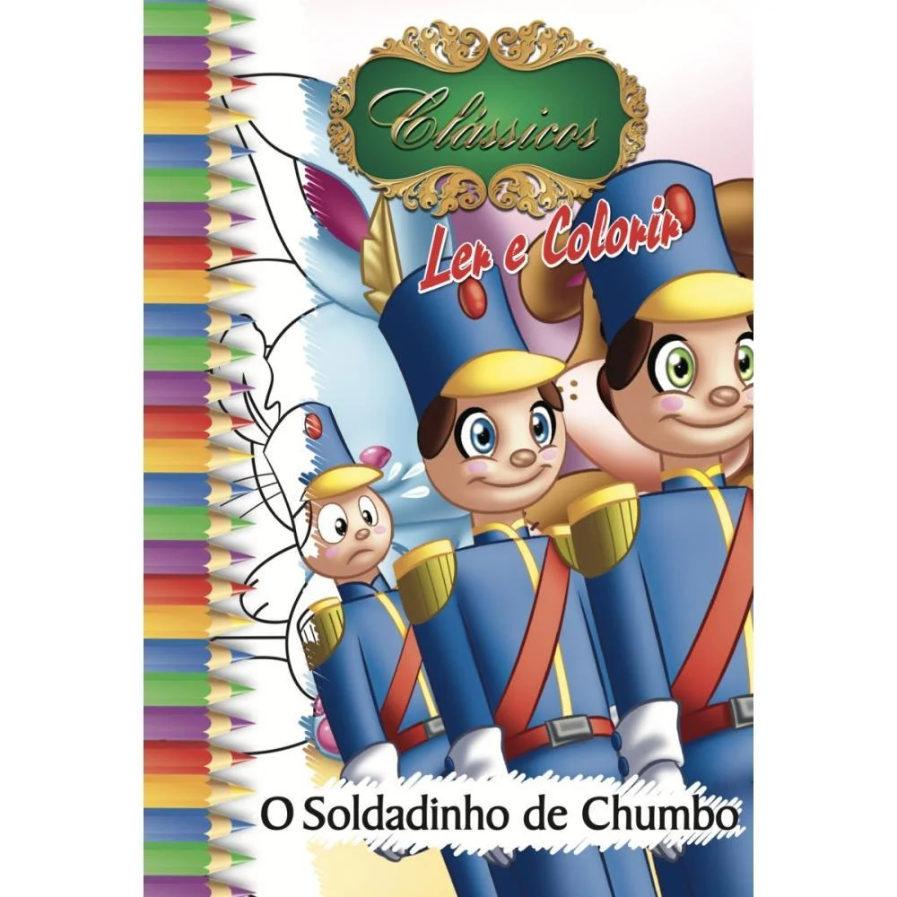 Livro Infantil Colorir Classicos 10Pags 20X27 Bicho Esperto (Pct.c/10) - imagem 11