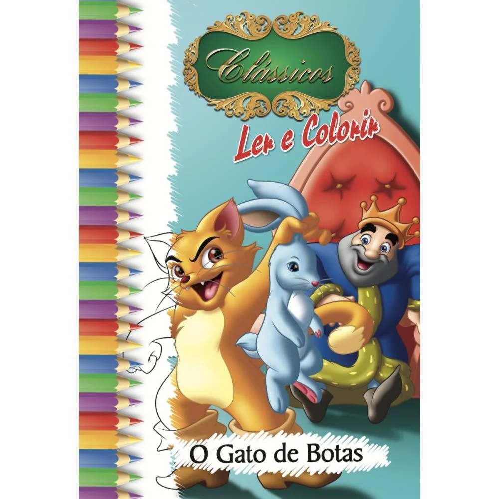 Livro Infantil Colorir Classicos 10Pags 20X27 Bicho Esperto (Pct.c/10) - imagem 8