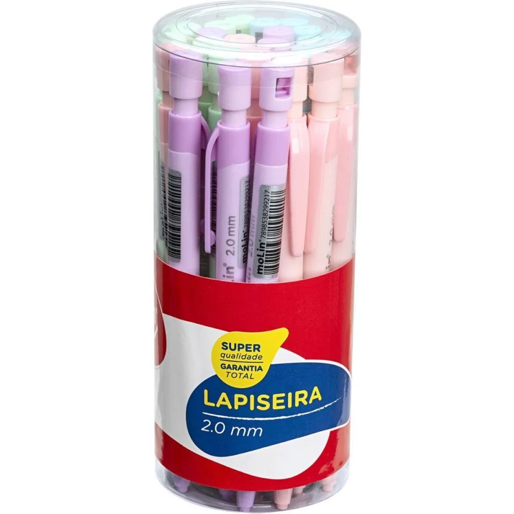 Lapiseira 2.0Mm Molin Cores Sortidas Molin (Pote-24) - imagem 2