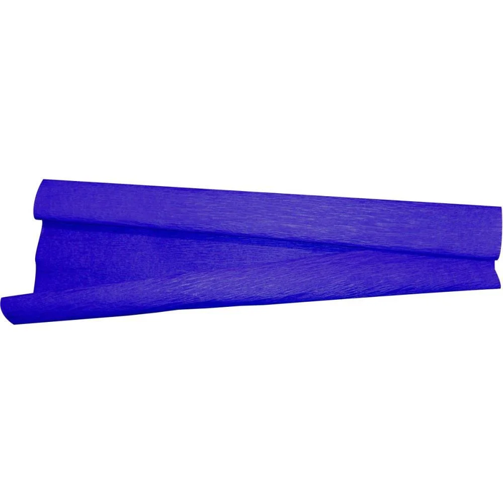 Papel Crepom Super Crepe 48Cmx2,50M Liso Azul Escuro V.m.p. (Cx.c/06) - imagem 3