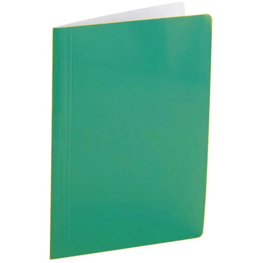 Pasta Grampo Trilho Papel Oficio Verde Polycart (Pct.c/20) - imagem 3