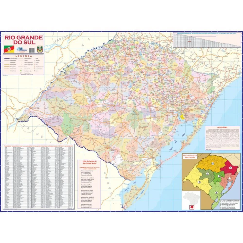 Mapa Periodico Est.de Rio Gd Do Sul Multimapas (Unidade) - imagem 2