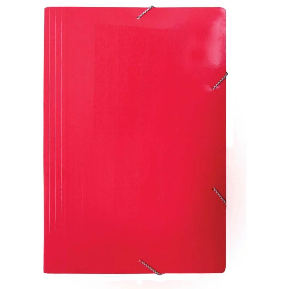 Pasta Aba Elastica Papel Oficio Vermelha Frama (Pct.c/20) - imagem 3