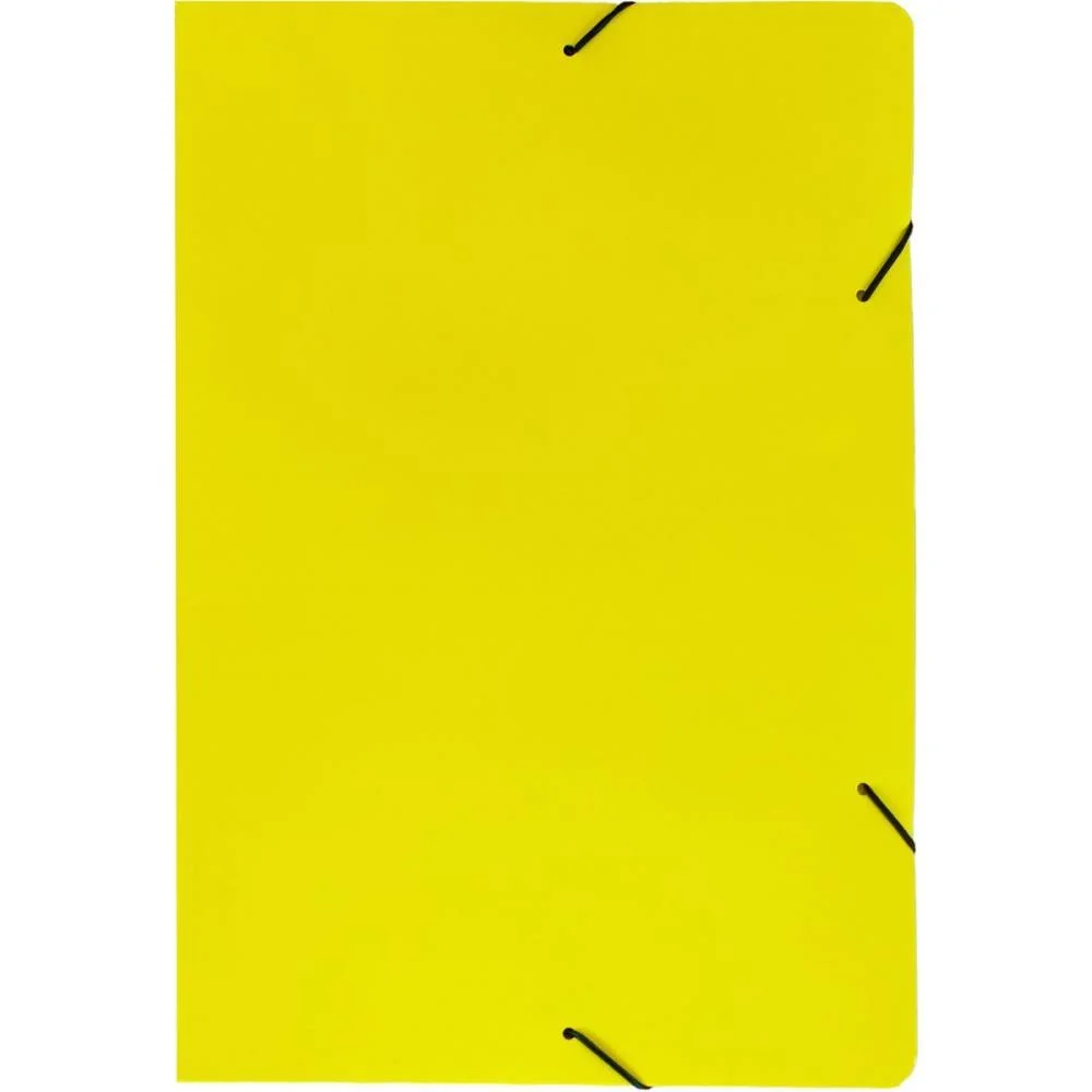 Pasta Aba Elastica Papel Oficio Amarela Frama (Pct.c/20) - imagem 3