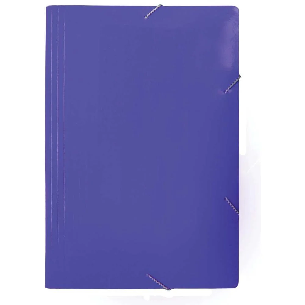 Pasta Aba Elastica Papel Oficio Azul Frama (Pct.c/20) - imagem 3