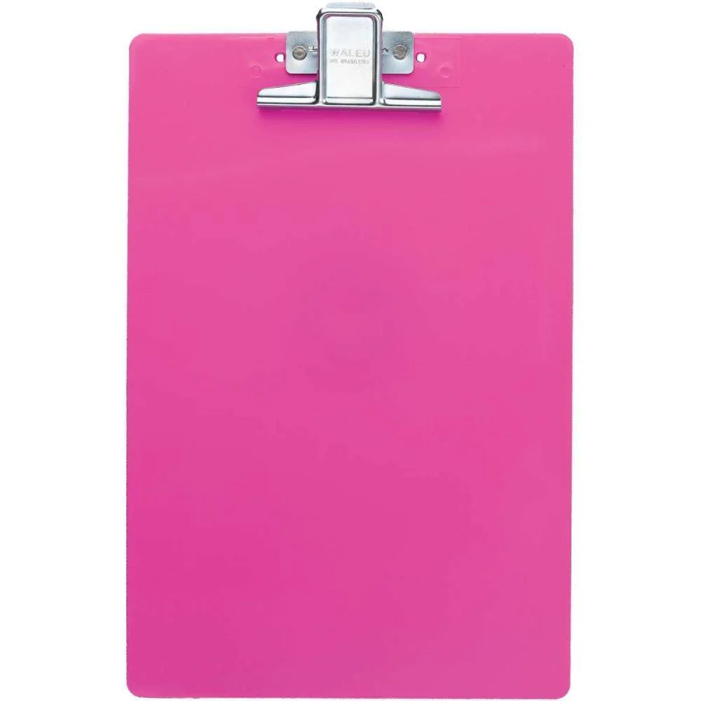 Prancheta Plastica Super Metal Rosa Maxcril (Unidade) - imagem 3