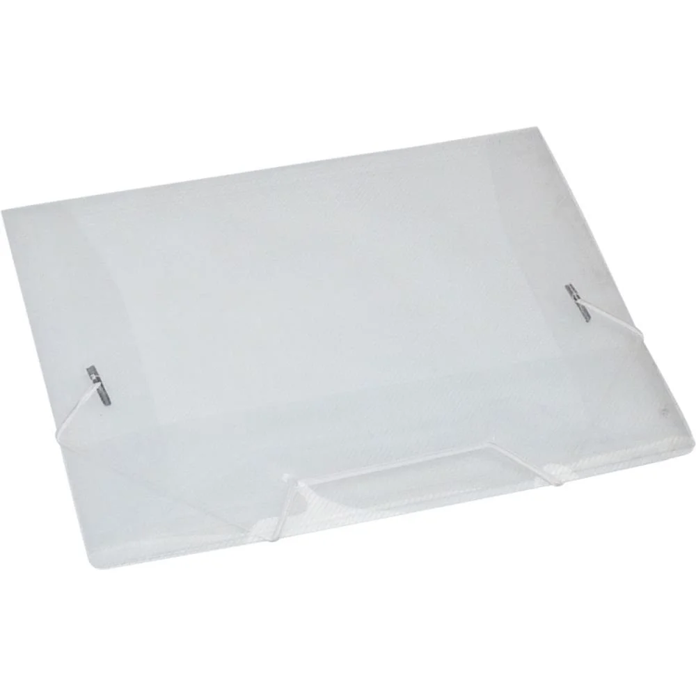 Pasta Aba Elastica Plastica Mini Cristal Acp (Pct.c/10) - imagem 2