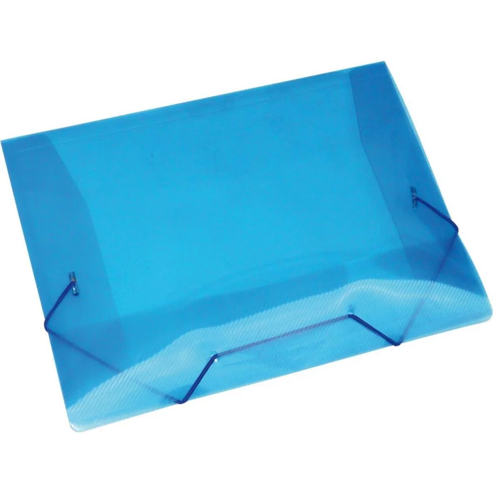 Pasta Aba Elastica Plastica Mini Azul Acp (Pct.c/10) - imagem 2