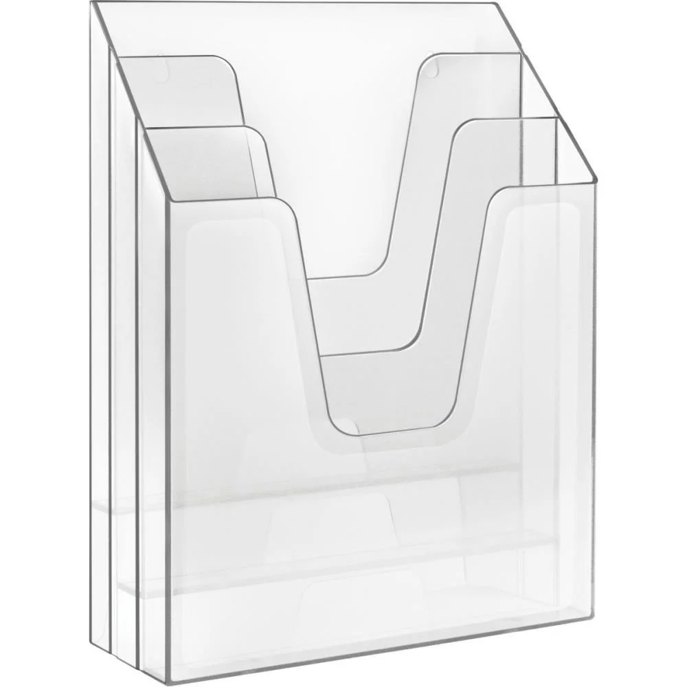 Organizador De Escritorio Expositor Triplo Vertical Cr. Acrimet (Unidade) - imagem 2