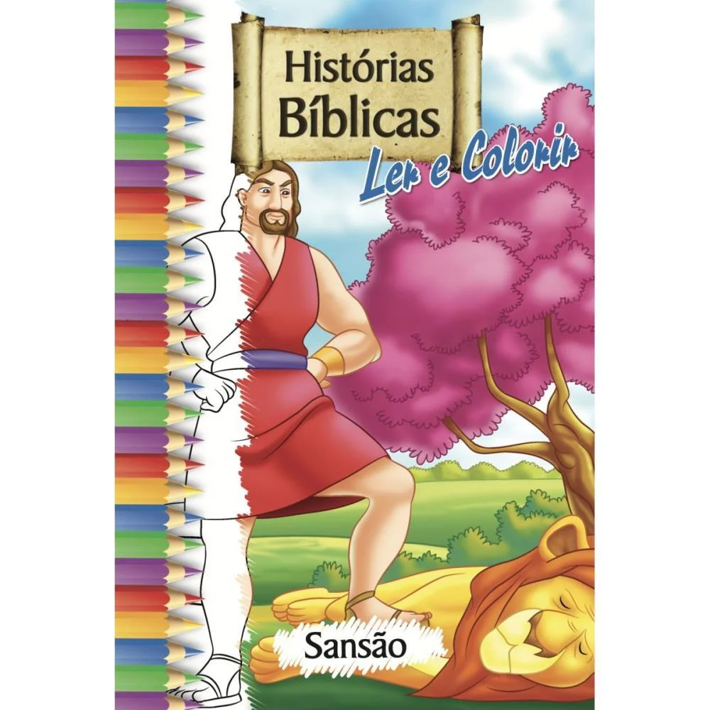Livro Infantil Colorir Biblia Solapa Grande C/10 Livr Bicho Esperto (Pct.c/10) - imagem 12