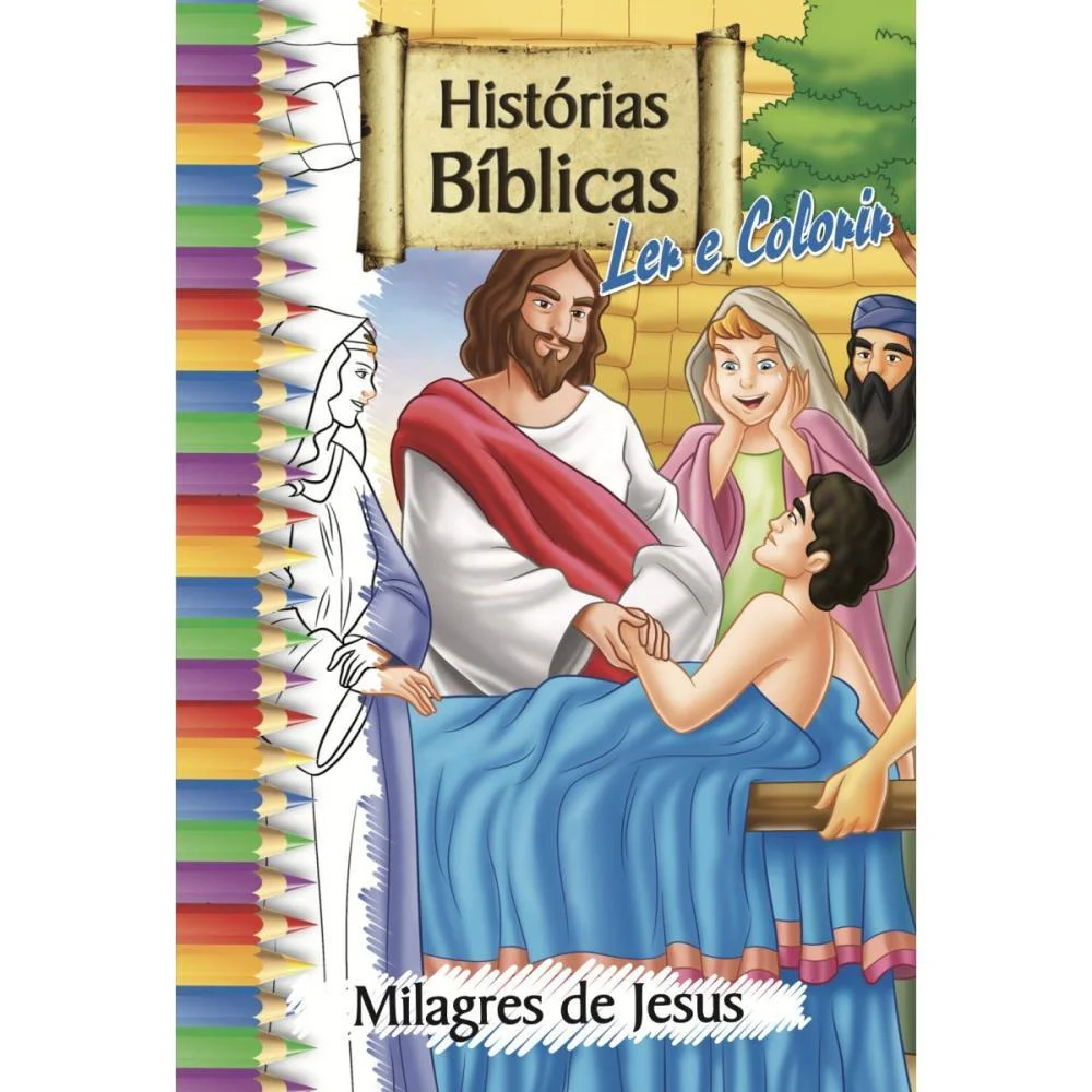 Livro Infantil Colorir Biblia Solapa Grande C/10 Livr Bicho Esperto (Pct.c/10) - imagem 7