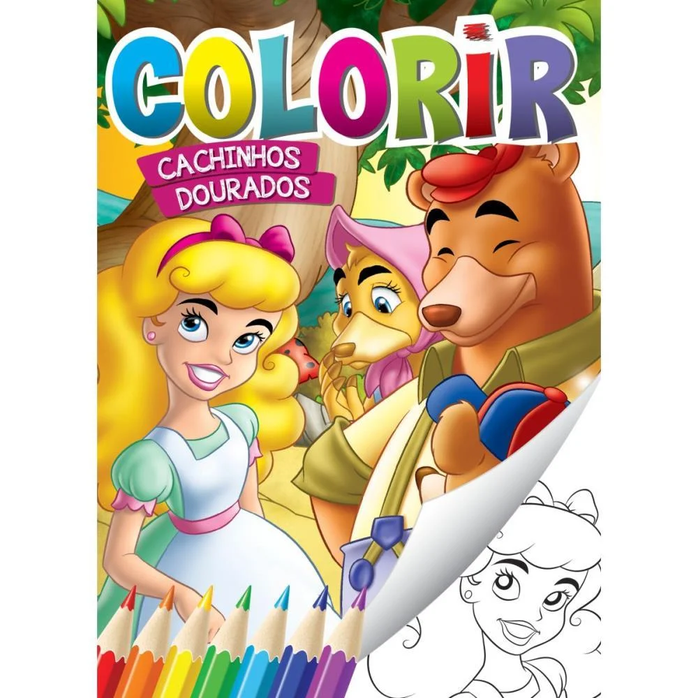 Livro Infantil Colorir Classicos Solapa Pequeno 08Liv Bicho Esperto (Pct.c/08) - imagem 6