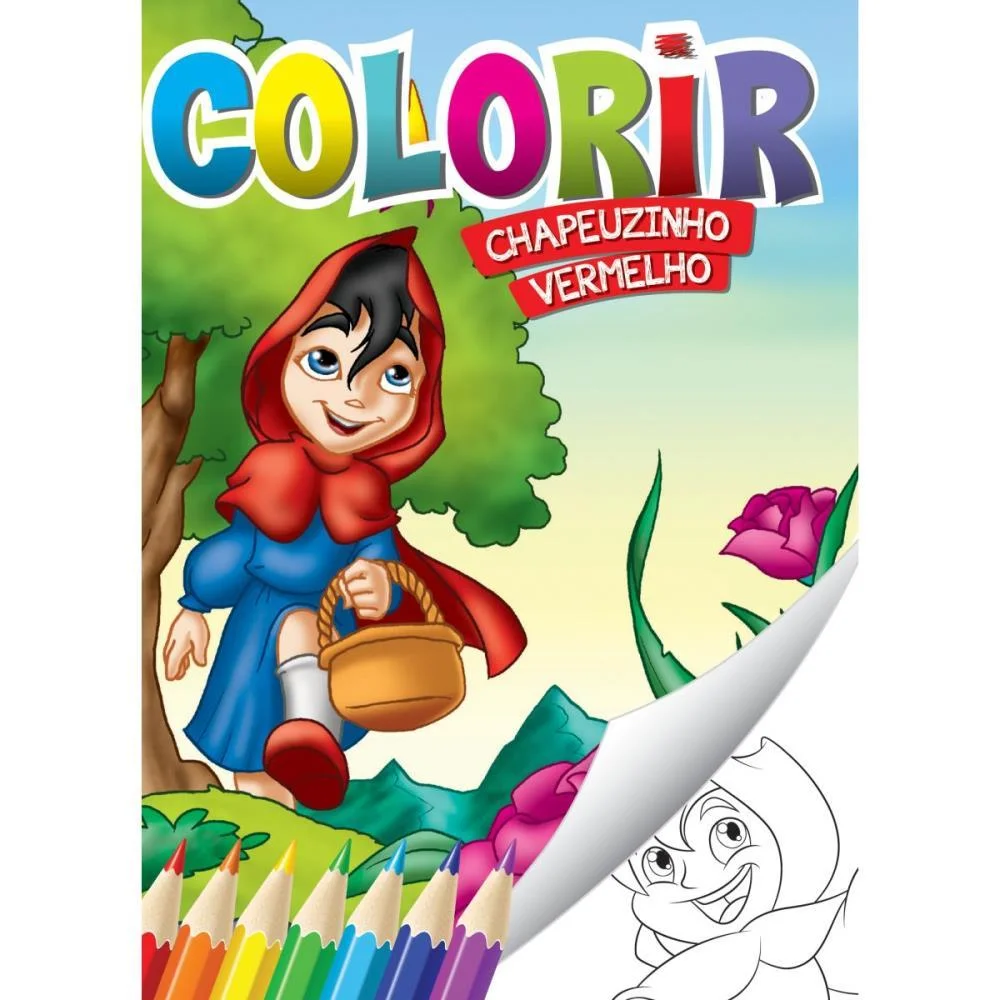 Livro Infantil Colorir Classicos Solapa Pequeno 08Liv Bicho Esperto (Pct.c/08) - imagem 7