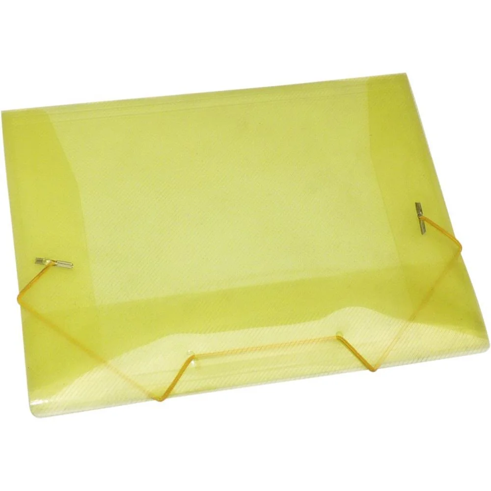 Pasta Aba Elastica Plastica Mini Amarela Acp (Pct.c/10) - imagem 3