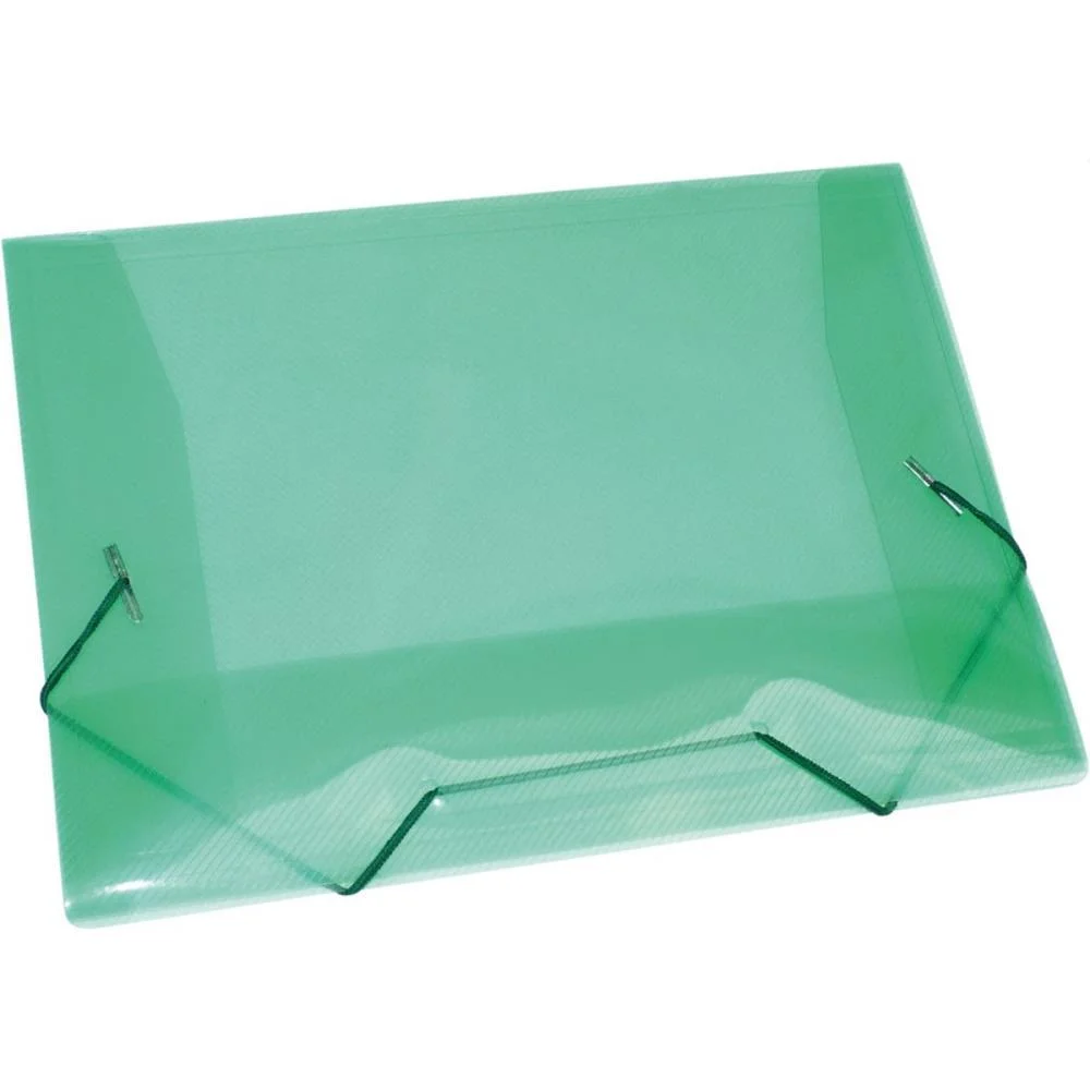 Pasta Aba Elastica Plastica Mini Verde Acp (Pct.c/10) - imagem 2