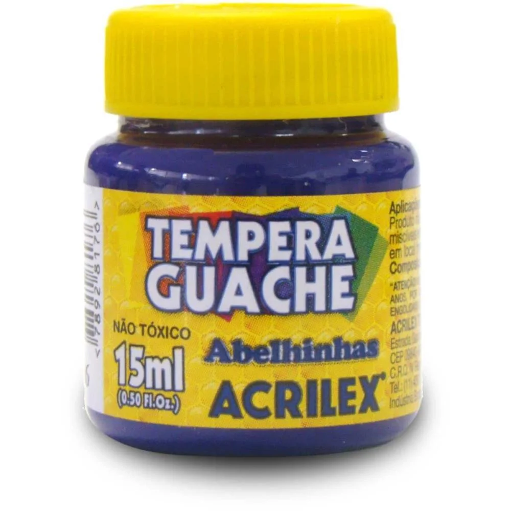 Tinta Guache 015Ml Violeta Acrilex (Duzia) - imagem 3