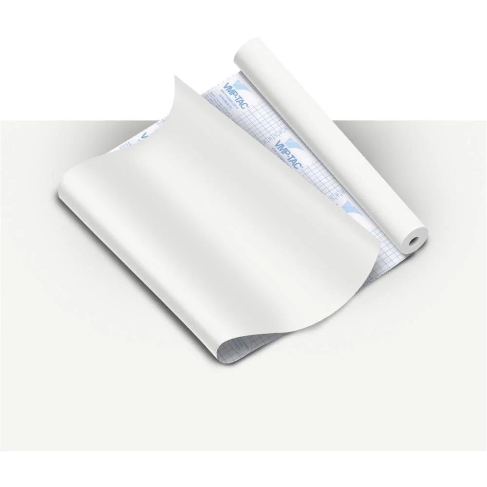 Plastico Adesivo 45Cmx10M Pvc Fosco Branco V.m.p. (Rolo) - imagem 3