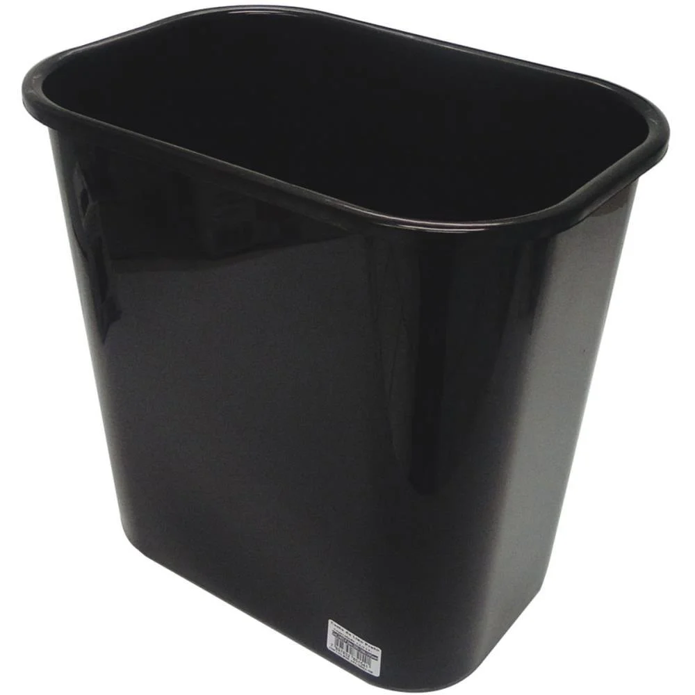 Lixeira Para Escritorio Preto 12,5Lts. Dello (Unidade) - imagem 4
