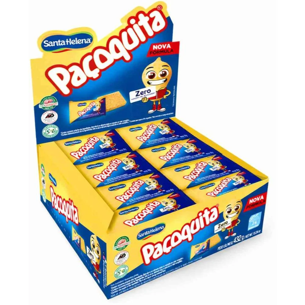 Doce Pacoquita Zero Embalada 432G Santa Helena (Dp.c/24) - imagem 3
