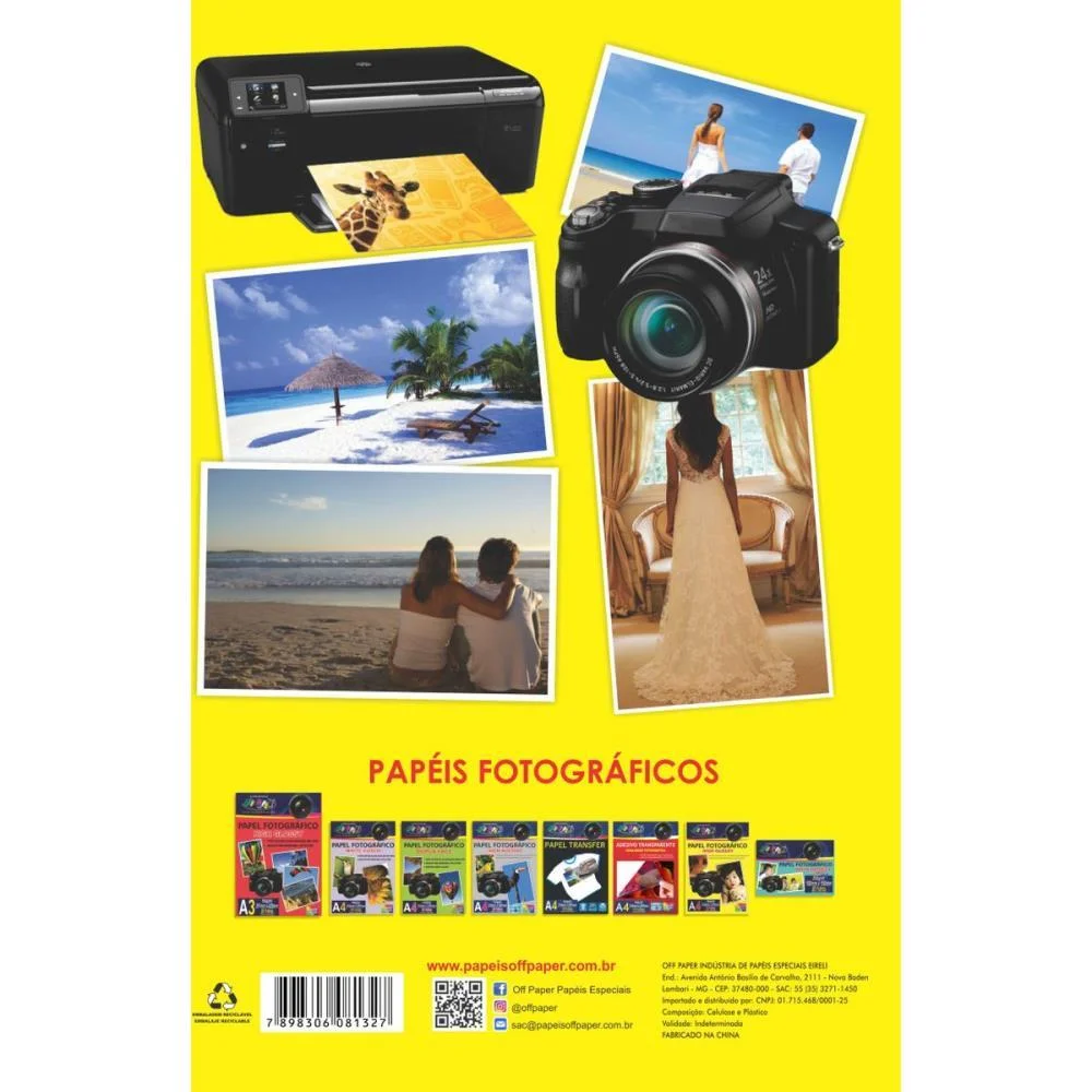 Papel Fotografico Inkjet A4 High Glossy 180G Off Paper (Pct.c/50) - imagem 6