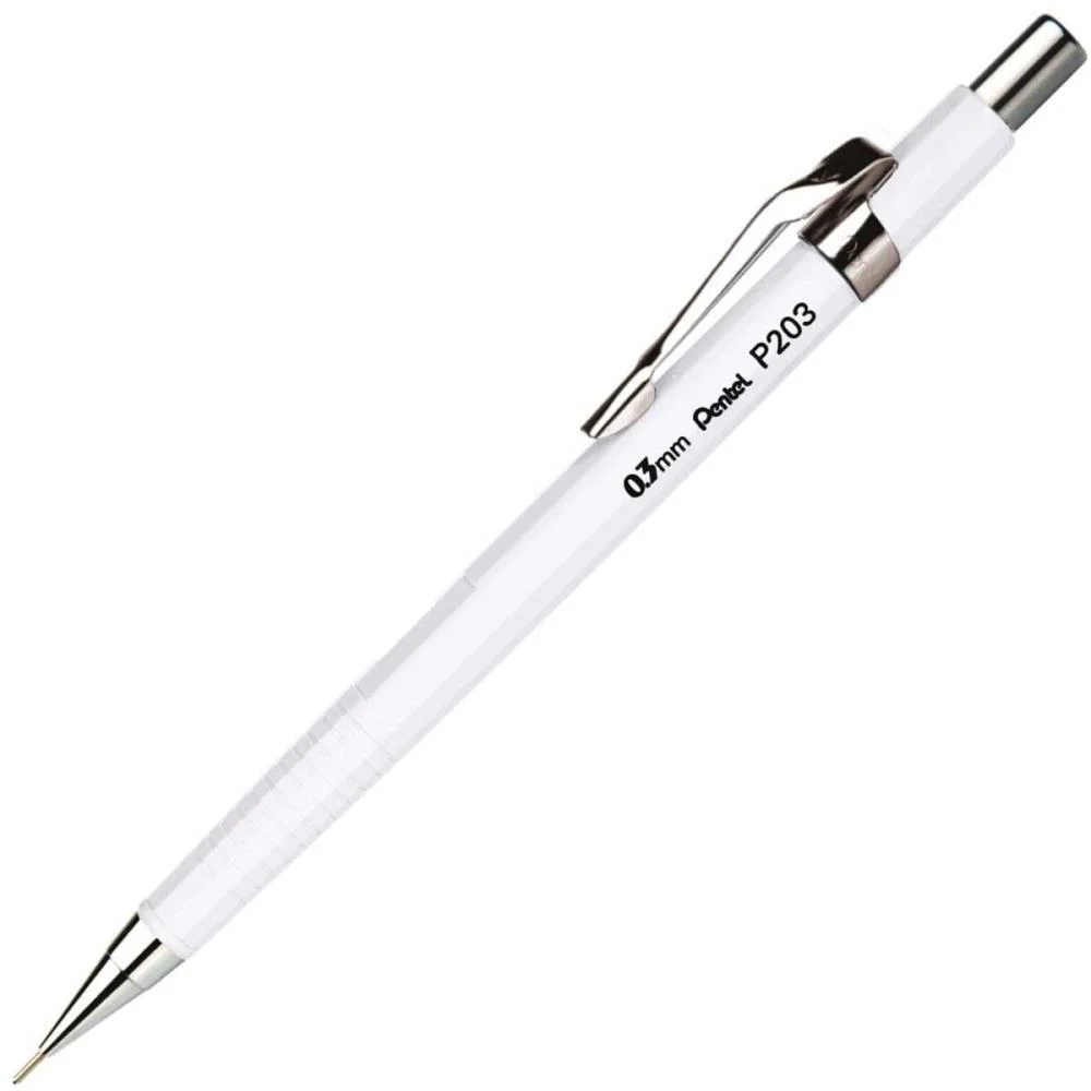 Lapiseira 0.3Mm Pentel Branca Pentel (Blister) - imagem 2