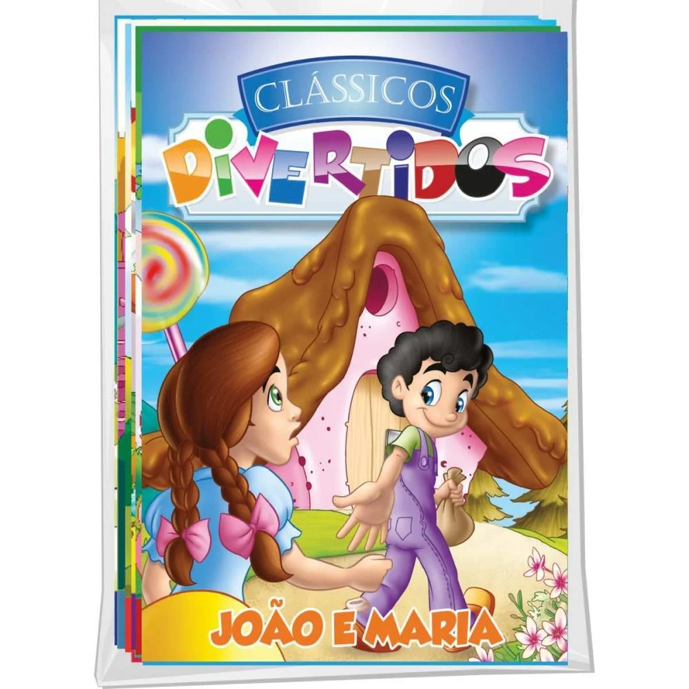 Livro Infantil Ilustrado Classicos Divertidos Bicho Esperto (Pct.c/08) - imagem 2