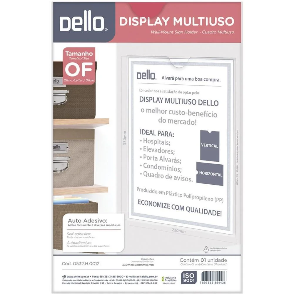 Quadro Multiuso Oficio Cristal Dello (Unidade) - imagem 5
