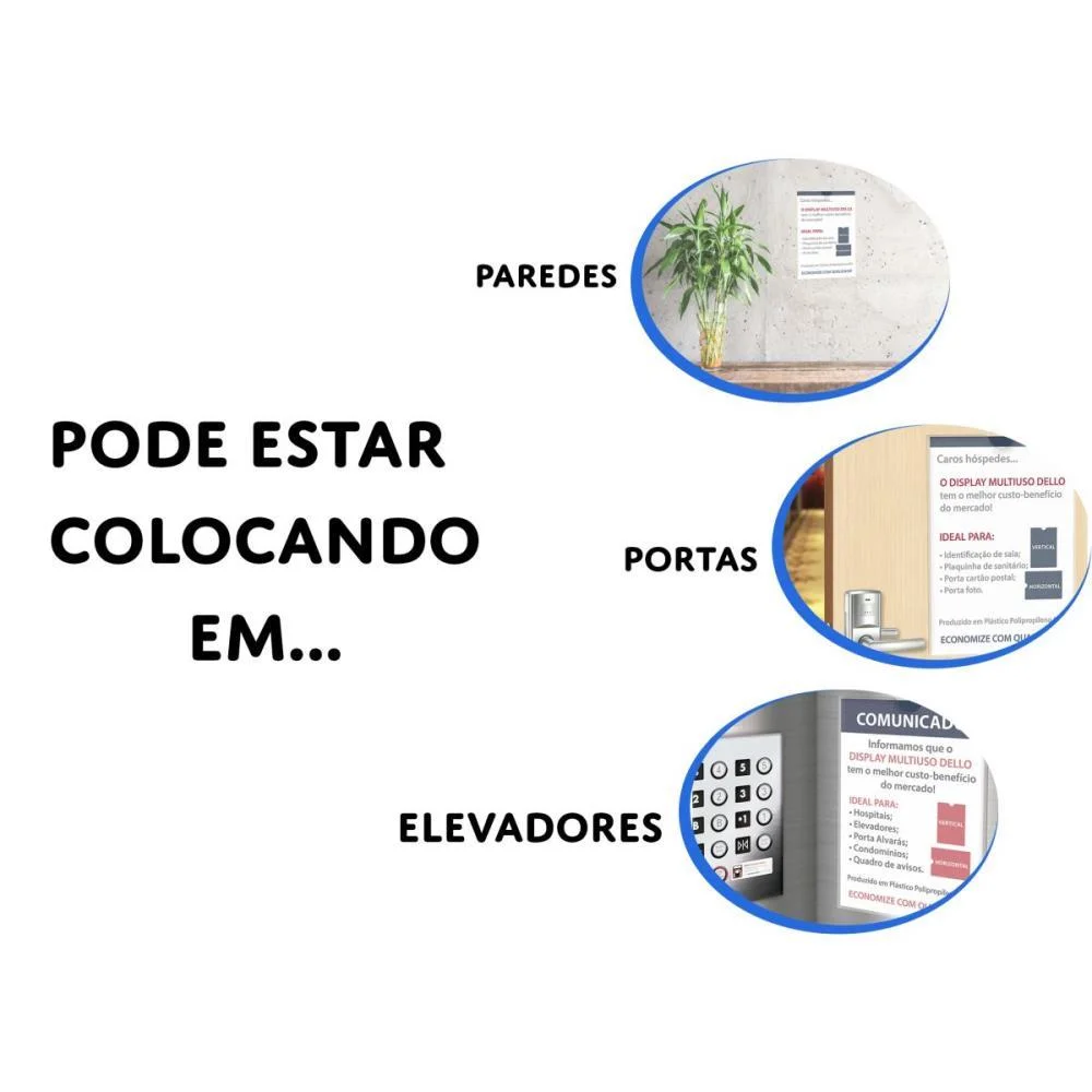 Quadro Multiuso A4 Cristal Dello (Unidade) - imagem 4