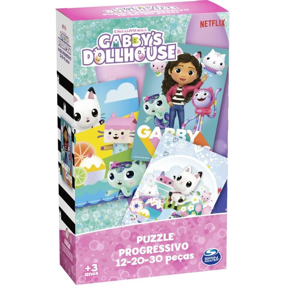 Quebra-Cabeca Cartonado A Casa Da Gabby 48Pcs Grow (Unidade) - imagem 6