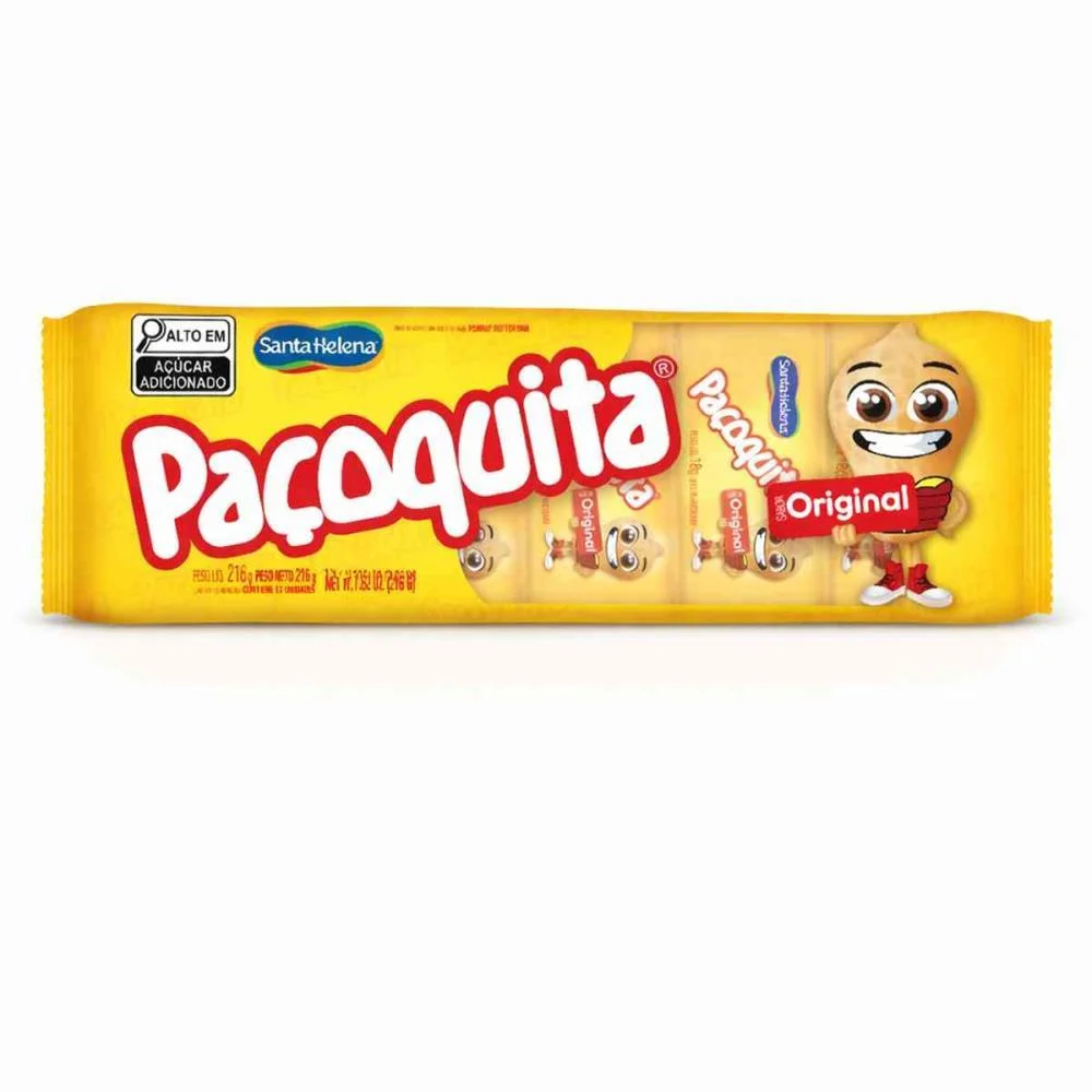 Doce Pacoquita Emb. Flow Pack 216G Santa Helena (Dp.c/12) - imagem 2