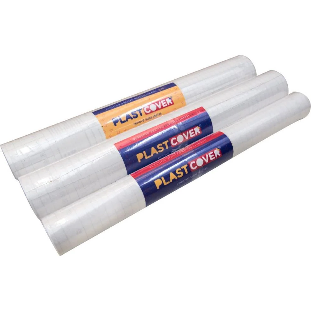 Plastico Adesivo Transparente 45Cm X 25M 0,60 Contact (Rolo) - imagem 3