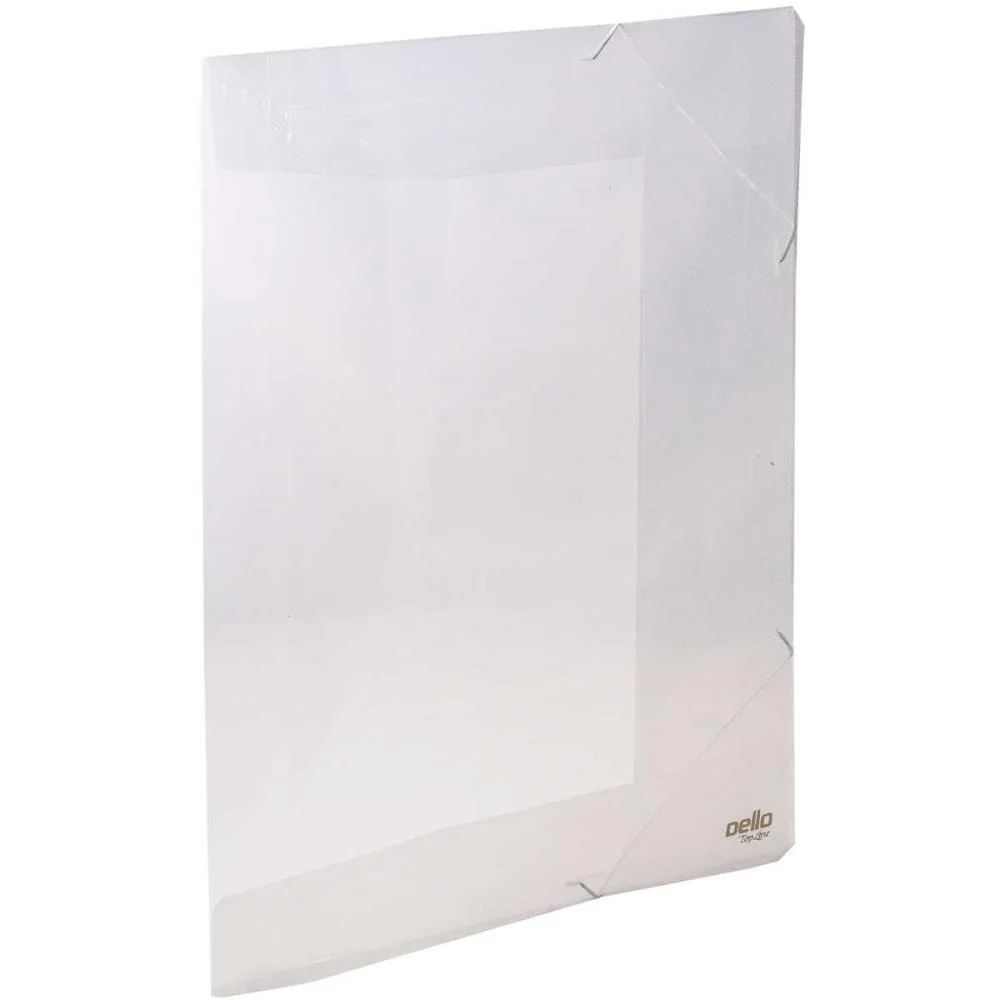 Pasta Aba Elastica Plastica A3 Cristal Top Line Dello (Pct.c/05) - imagem 2