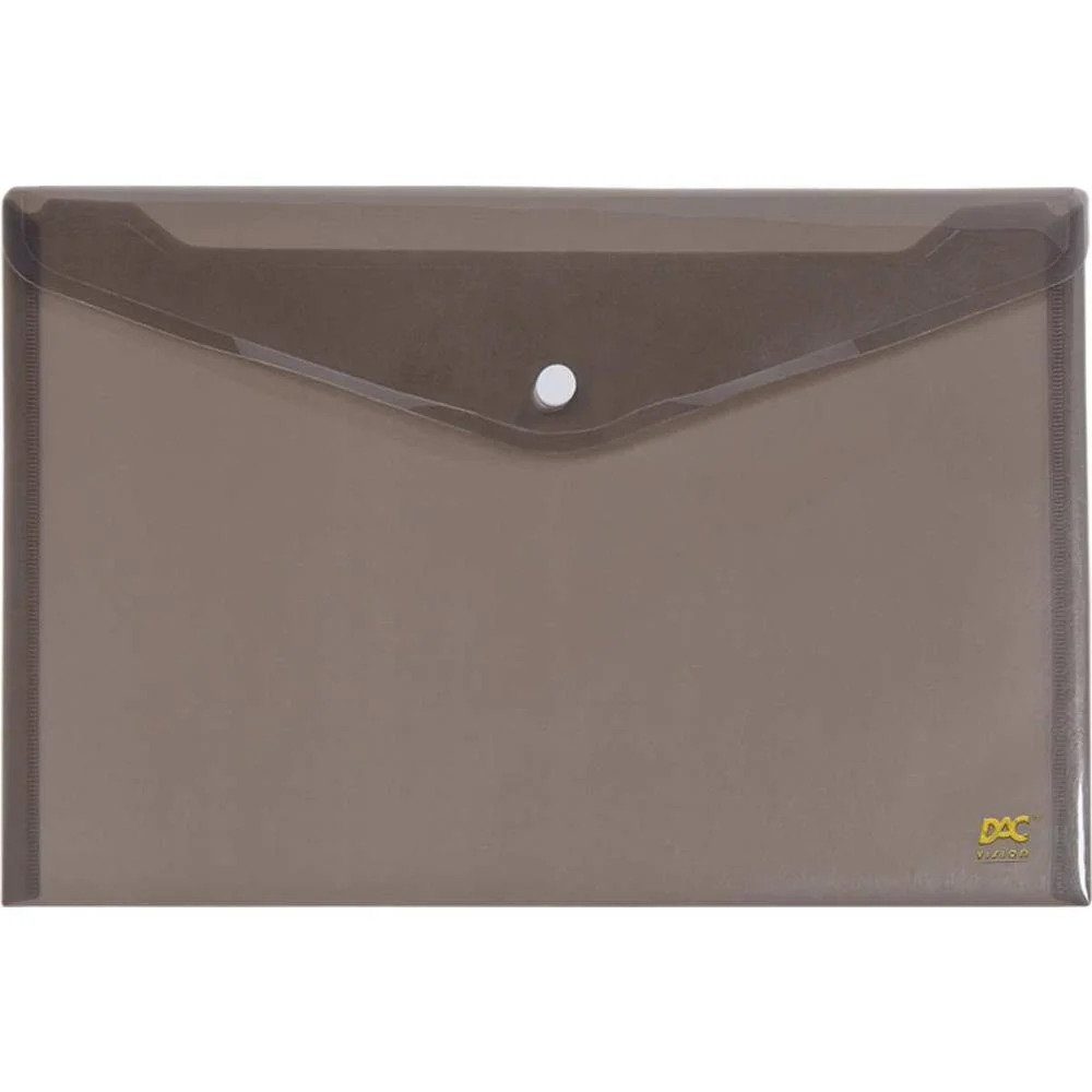 Pasta Envelope A4 Fume C/Botao Dac (Pct.c/10) - imagem 2