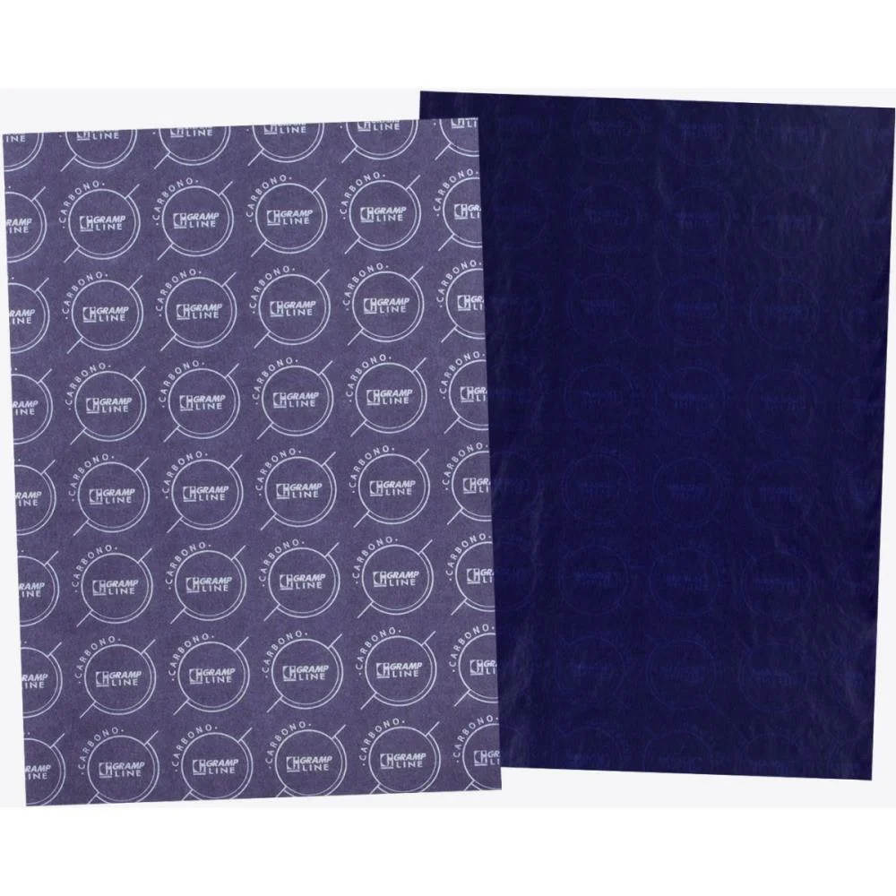Papel Carbono Para Lapis Papel A4 Azul Ge 927 Gramp Line (Cx.c/100) - imagem 4