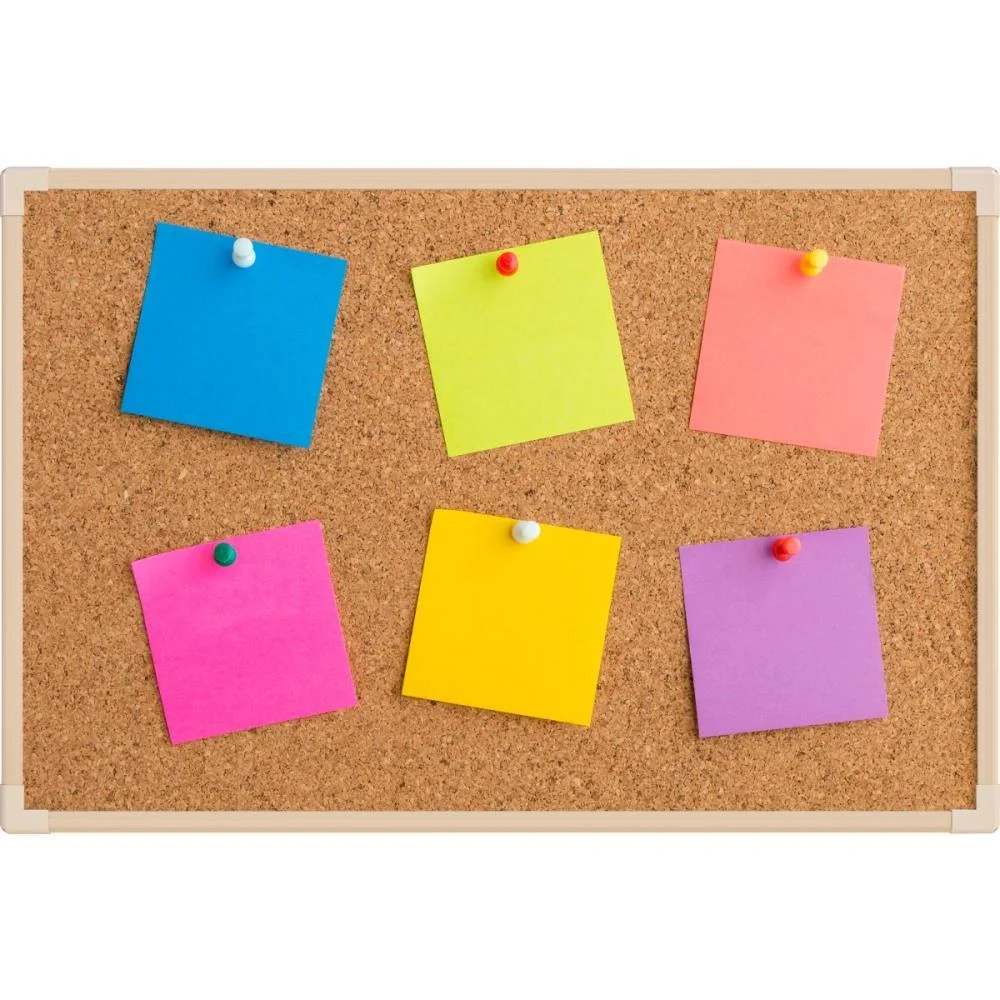 Quadro Aviso Moldura Madeira Cortica Aparente Neo 70X50Cm Stalo (Pct.c/02) - imagem 2