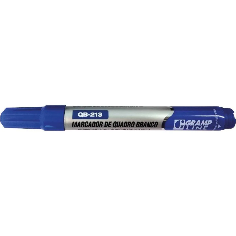 Pincel Quadro Branco Qb213 Recarregavel Azul Gramp Line (Cx.c/12) - imagem 2