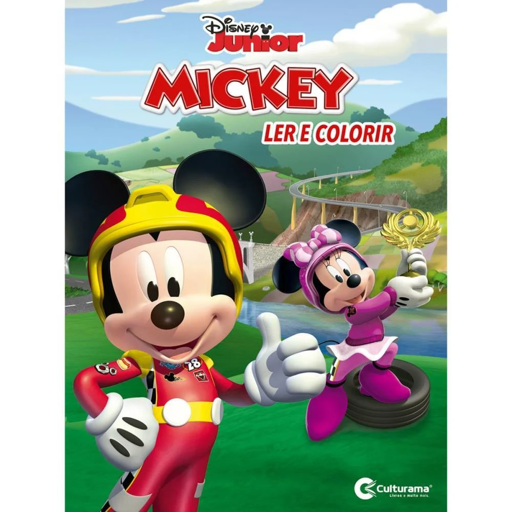 Livro Infantil Colorir Ler E Colorir Disney 8P 20X27 Culturama (Pct.c/12) - imagem 5