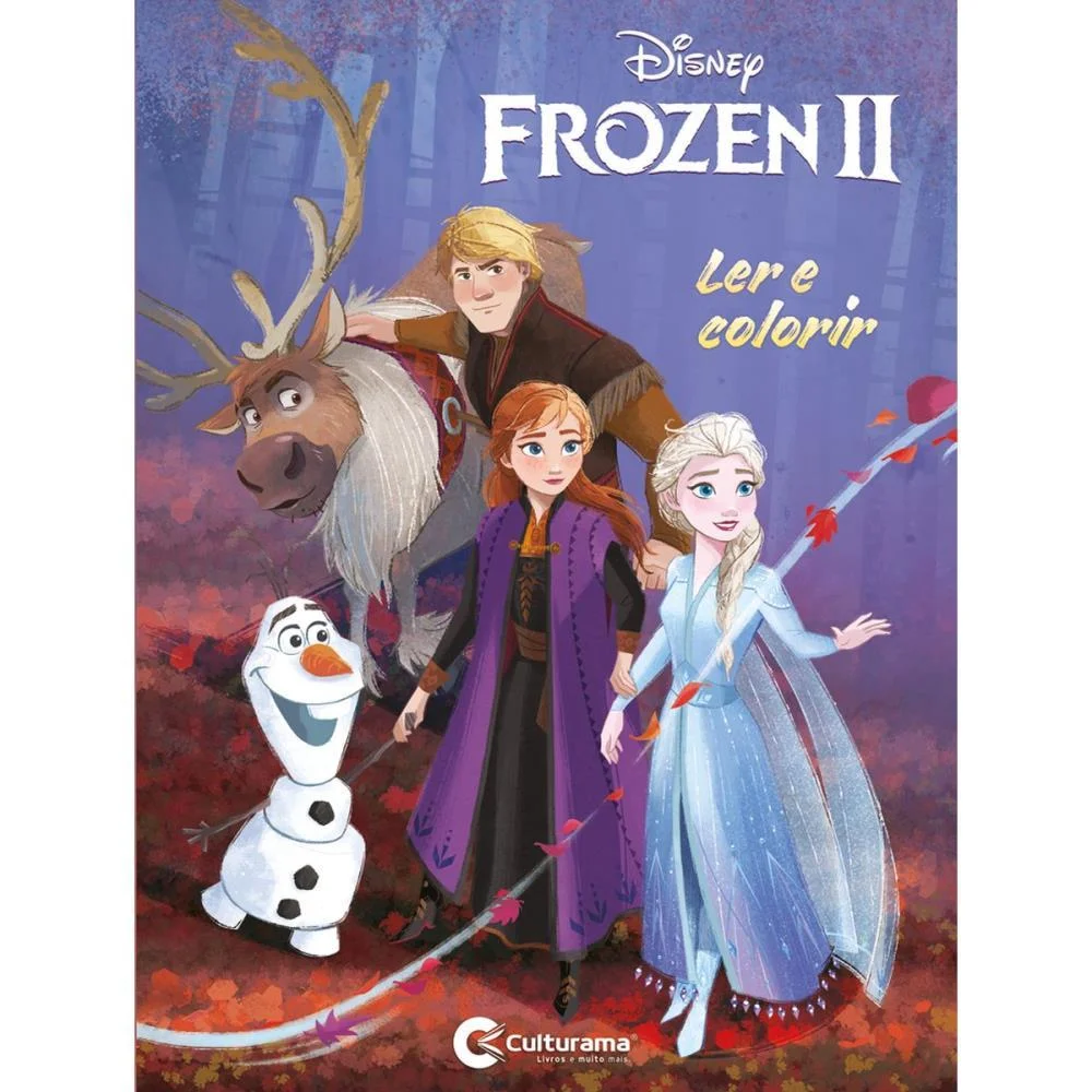 Livro Infantil Colorir Ler E Colorir Disney 8P 20X27 Culturama (Pct.c/12) - imagem 6