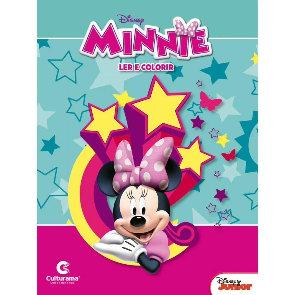 Livro Infantil Colorir Ler E Colorir Disney 8P 20X27 Culturama (Pct.c/12) - imagem 9