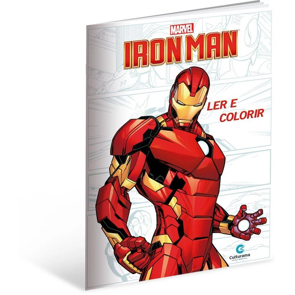 Livro Infantil Colorir Ler E Colorir Marvel 8Pgs (S) Culturama (Pct.c/12) - imagem 5
