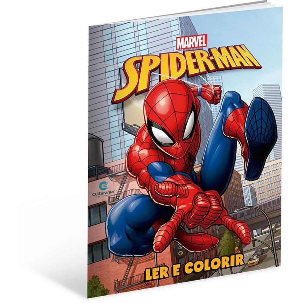 Livro Infantil Colorir Ler E Colorir Marvel 8Pgs (S) Culturama (Pct.c/12) - imagem 7