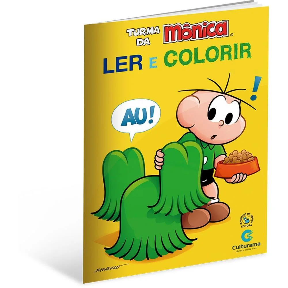 Livro Infantil Colorir Ler E Colorir T. Monica 20X27 Culturama (Pct.c/12) - imagem 7
